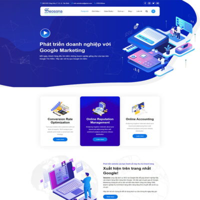 Thiết kế web công ty Agency, SEO website