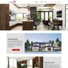Thiết kế web giới thiệu công ty thiết kế kiến trúc, nội thất giống Ahome