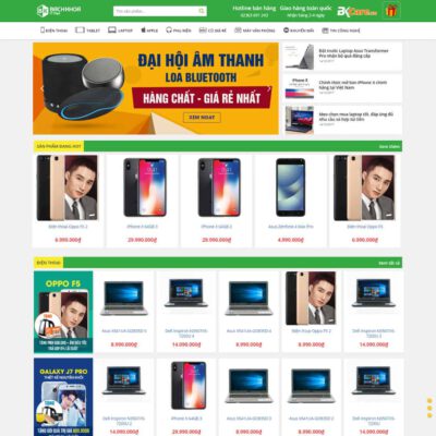 Thiết kế web bách khoa Shop