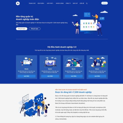 Thiết kế web bán phần mềm doanh nghiệp