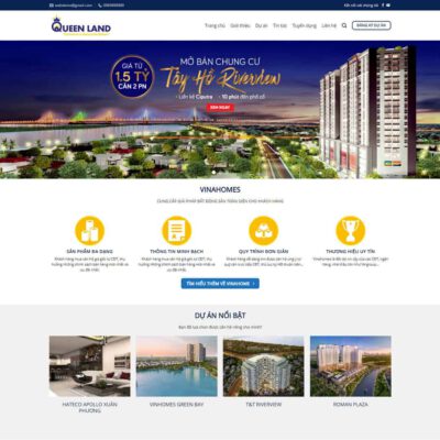 Thiết kế web bất động sản