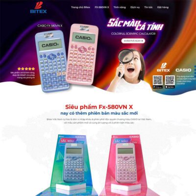 Thiết kế web bán máy tính casio