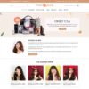 Thiết kế web khóa học dạy trang điểm