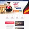 Thiết kế web landing page du học nghề