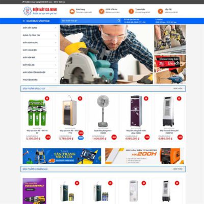 Thiết kế web điện máy 06