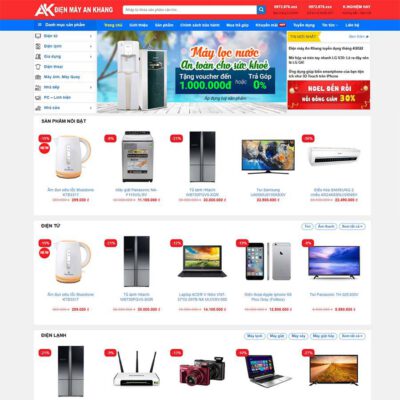 Thiết kế web điện máy 07