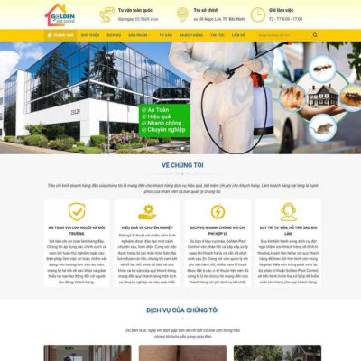 Thiết kế web diệt côn trùng