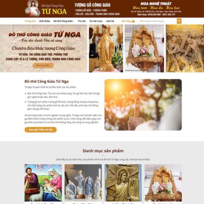Thiết kế web bán đồ thờ, bàn thờ