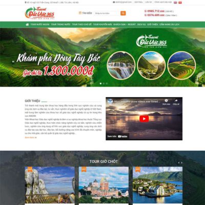 Thiết kế web du lịch 13