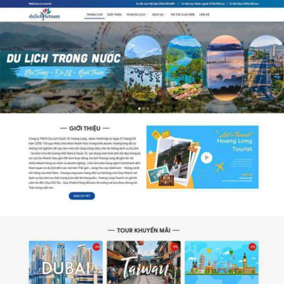 Thiết kế web du lịch 16