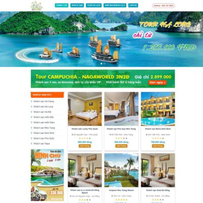 Thiết kế web du lịch 02