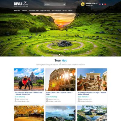 Thiết kế web du lịch 05