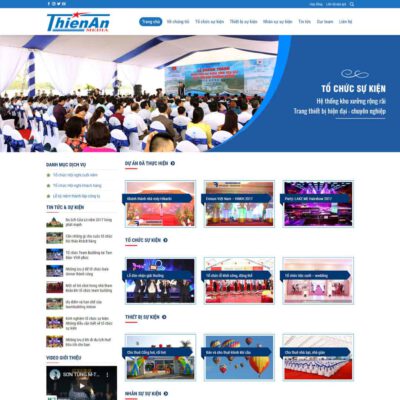 Thiết kế web công ty tổ chức sự kiện 02