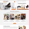 Thiết kế web đào tạo học đàn