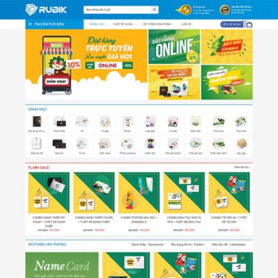 Thiết kế web công ty in ấn 04