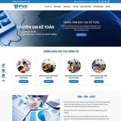 Thiết kế web kế toán 02