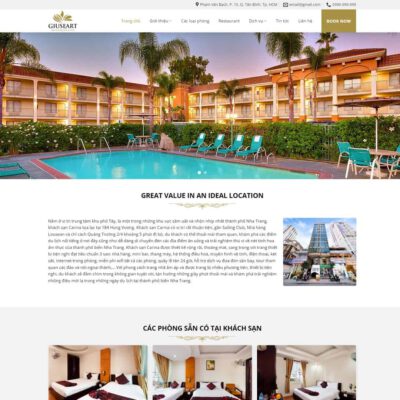 Thiết kế web Khách Sạn 03