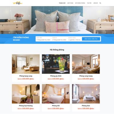 Thiết kế web khách sạn 05