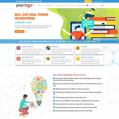 Thiết kế web bán theme, thiết kế website