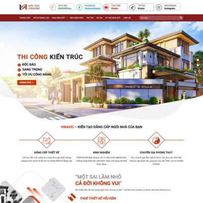 Thiết kế web kiến trúc 05