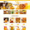 Thiết kế web bán mật ong 01