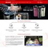 Thiết kế web landing page giới thiệu máy lọc khí