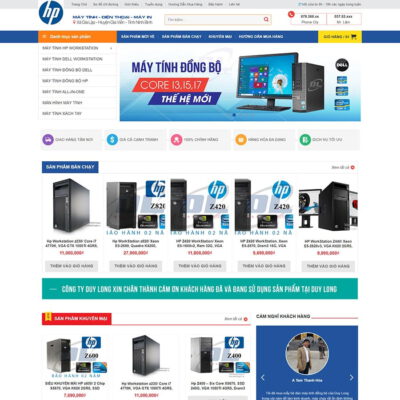 Thiết kế web bán máy tính 05