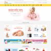Thiết kế web bán sản phẩm mẹ và bé