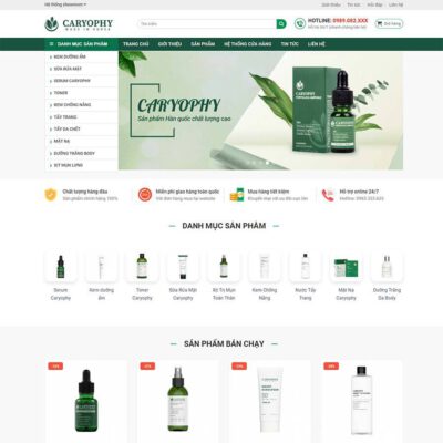 Thiết kế web mỹ phẩm 10
