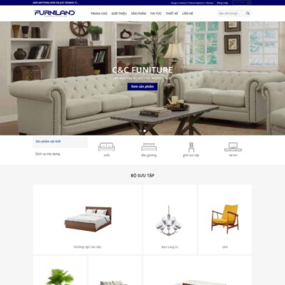 Thiết kế web bán sản phẩm nội thất