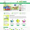 Thiết kế web bán bột giặt, nước tẩy rửa