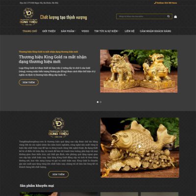 Thiết kế web bán vật phẩm, phong thủy 04