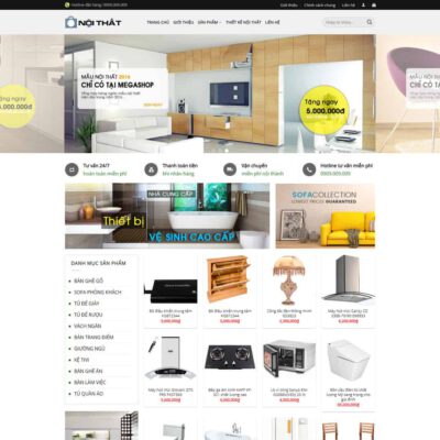Thiết kế web cửa hàng nội thất