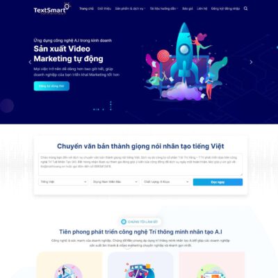 Thiết kế web dịch vụ chuyển văn bản thành giọng nói