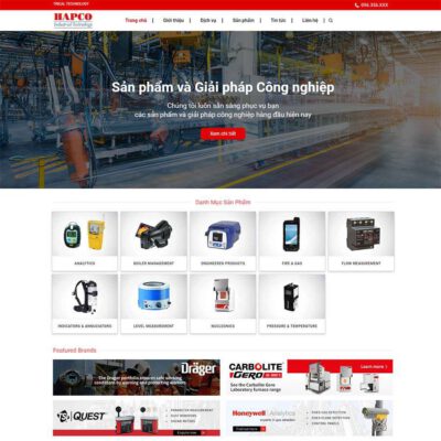 Thiết kế web bán thiết bị điện tử 02
