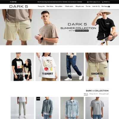 Thiết kế web thời trang 08