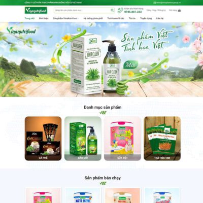 Thiết kế web thực phẩm chức năng 15