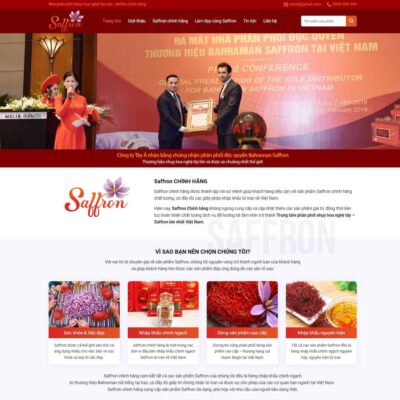 Thiết kế web thực phẩm chức năng 06