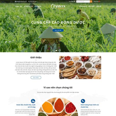 Thiết kế web thực phẩm chức năng 23