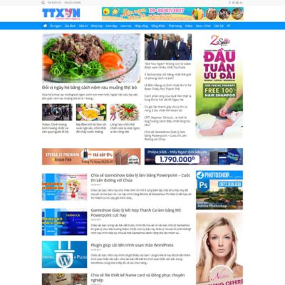 Thiết kế web tin tức 01