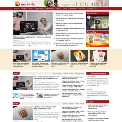 Thiết kế web tin tức 02