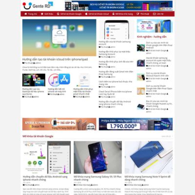 Thiết kế web tin tức 03