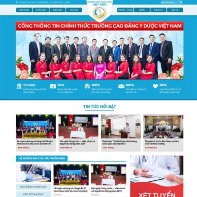 Thiết kế web giới thiệu Trường Học