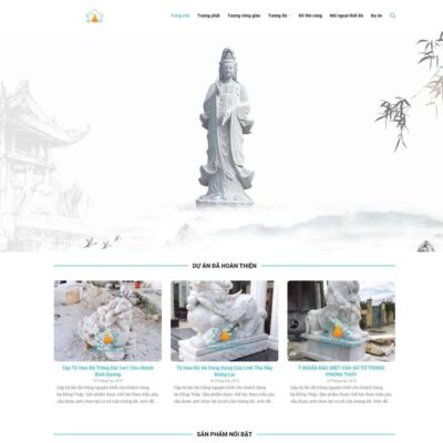Thiết kế web tượng phật, điêu khắc
