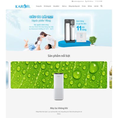 Thiết kế web bán máy lọc nước 03
