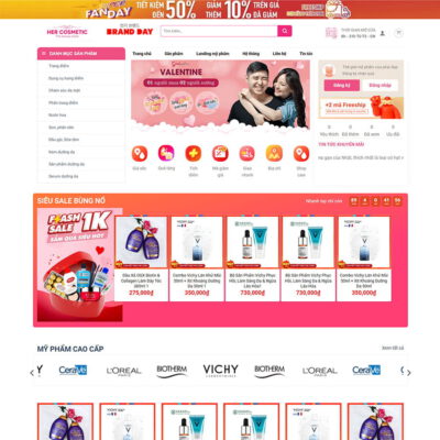 Thiết kế web mỹ phẩm 19