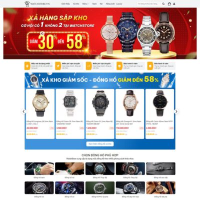 Thiết kế web bán đồng hồ 04