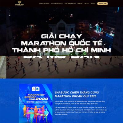 Thiết kế web giải chạy bộ