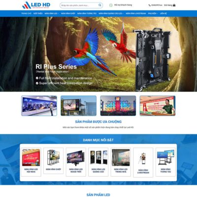 Thiết kế web bán và thi công màn hình led