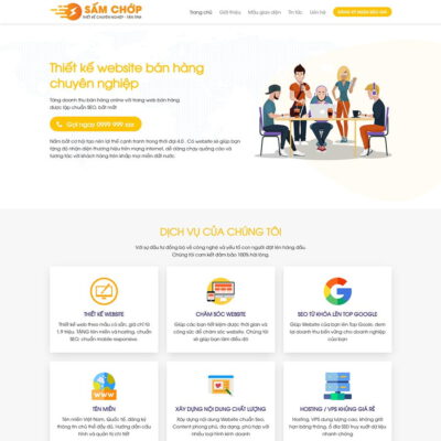 Thiết kế web công ty thiết kế website 08